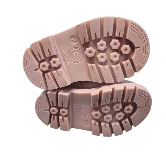 Pink Infant Size 2 Girls’ Bow Chelsea Boots - CLEAN. Excellent Condition - Picture 10 of 13